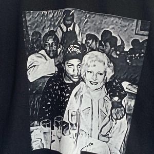MENS BETTY EASY TV RAP PHOTO MASH STREETWEAR SHIRT SIZE LARGE NEW